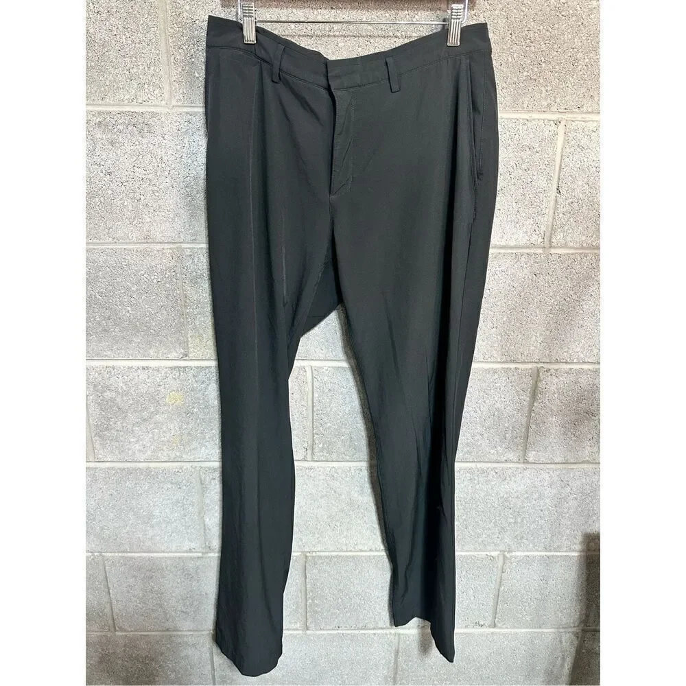 Nike Golf Performance Dri Fit Straight Leg Pants Standard Black Size 34x32